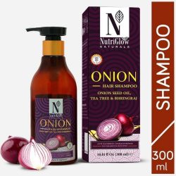 Onion Hair Shampoo for Hair Growth and Hair Fall Control 300 ml 1