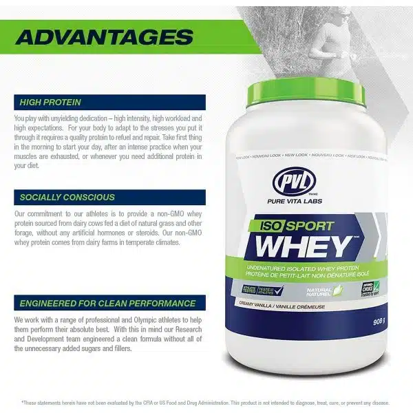 PVL ISO Sport Whey – Clean Gold Standard 100 1