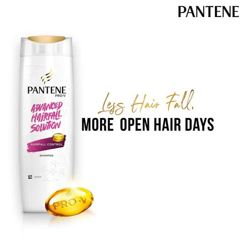 Pantene Advanced Hairfall Solution Hairfall Control Shampoo Pack of 1 340ML Pink2