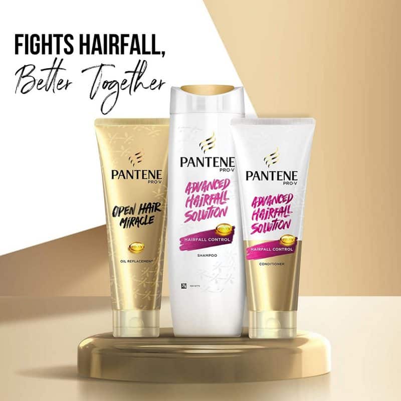 Pantene Advanced Hairfall Solution Hairfall Control Shampoo Pack of 1 340ML Pink4