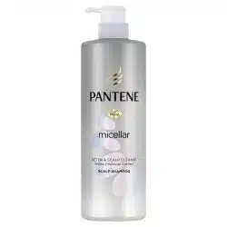 Pantene Pro V Micellar Detox Scalp Cleanser White Charcoal Extract Scalp Shampoo 530ml