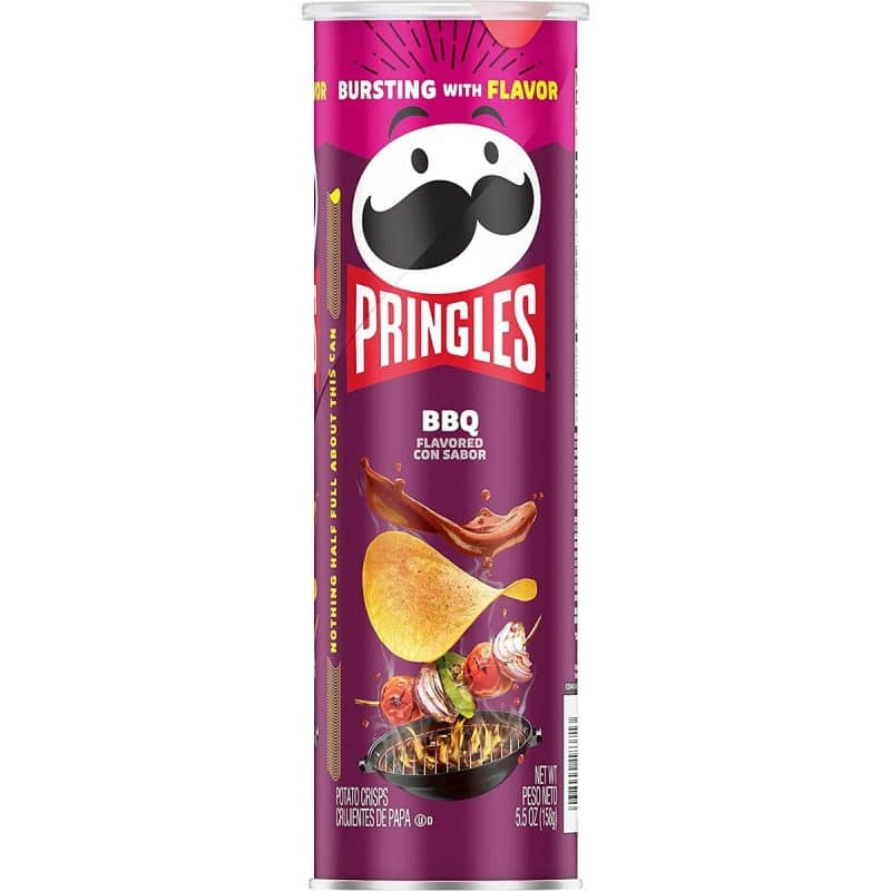 Pringles BBQ Potato Crisps 158 g Purple 5