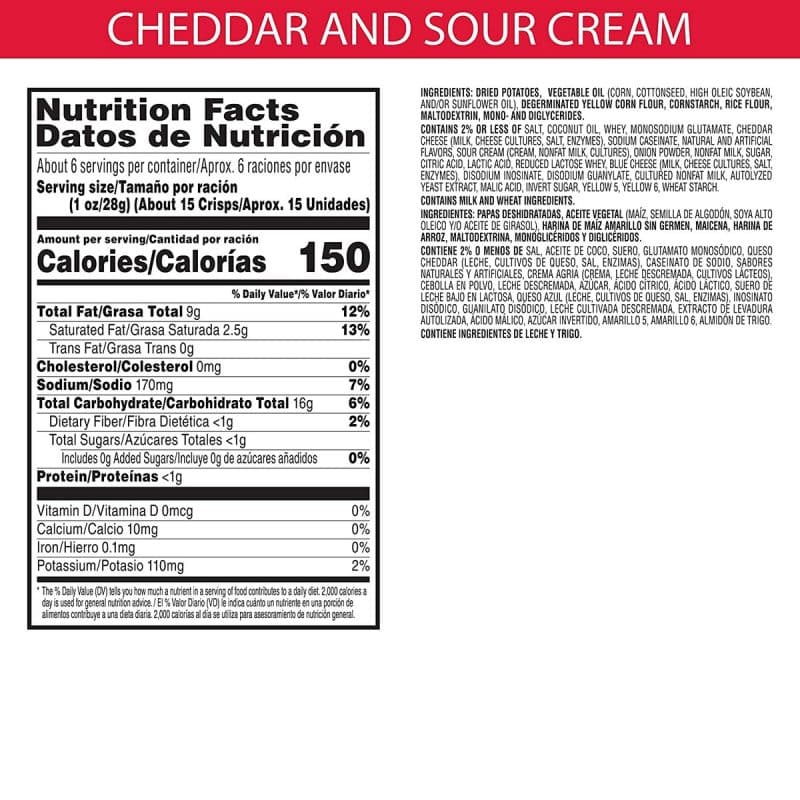 Pringles Cheddar Sour Cream Potato Crisps 158 g Ligth Blue Medium 3800013895 2