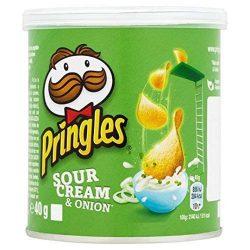 Pringles Grab and Go Sour Cream Onion 40g Pack of 3