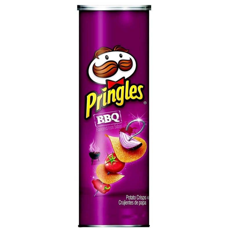 Pringles Original BBQ Hot Spicy Flavoured Potato Chips Combo Pack 2