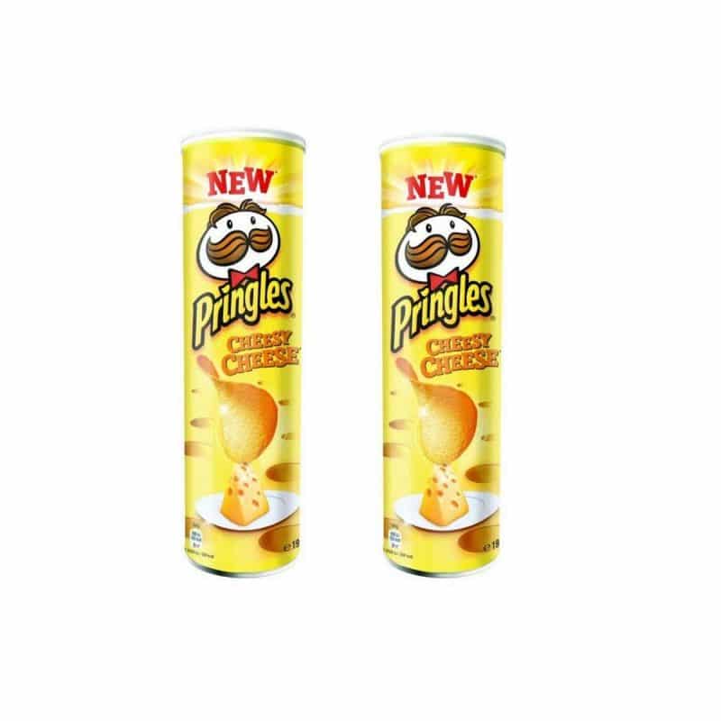 Pringles Potato Chips Cheesy Cheese 165g Pack of 2