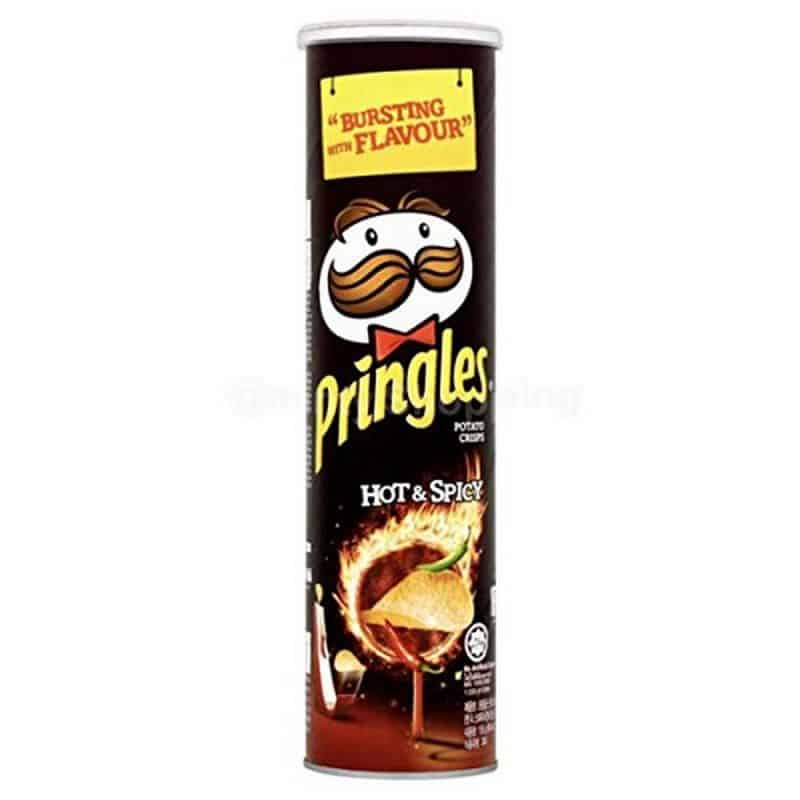 Pringles Potato Chips Hot and Spicy 150 Grams