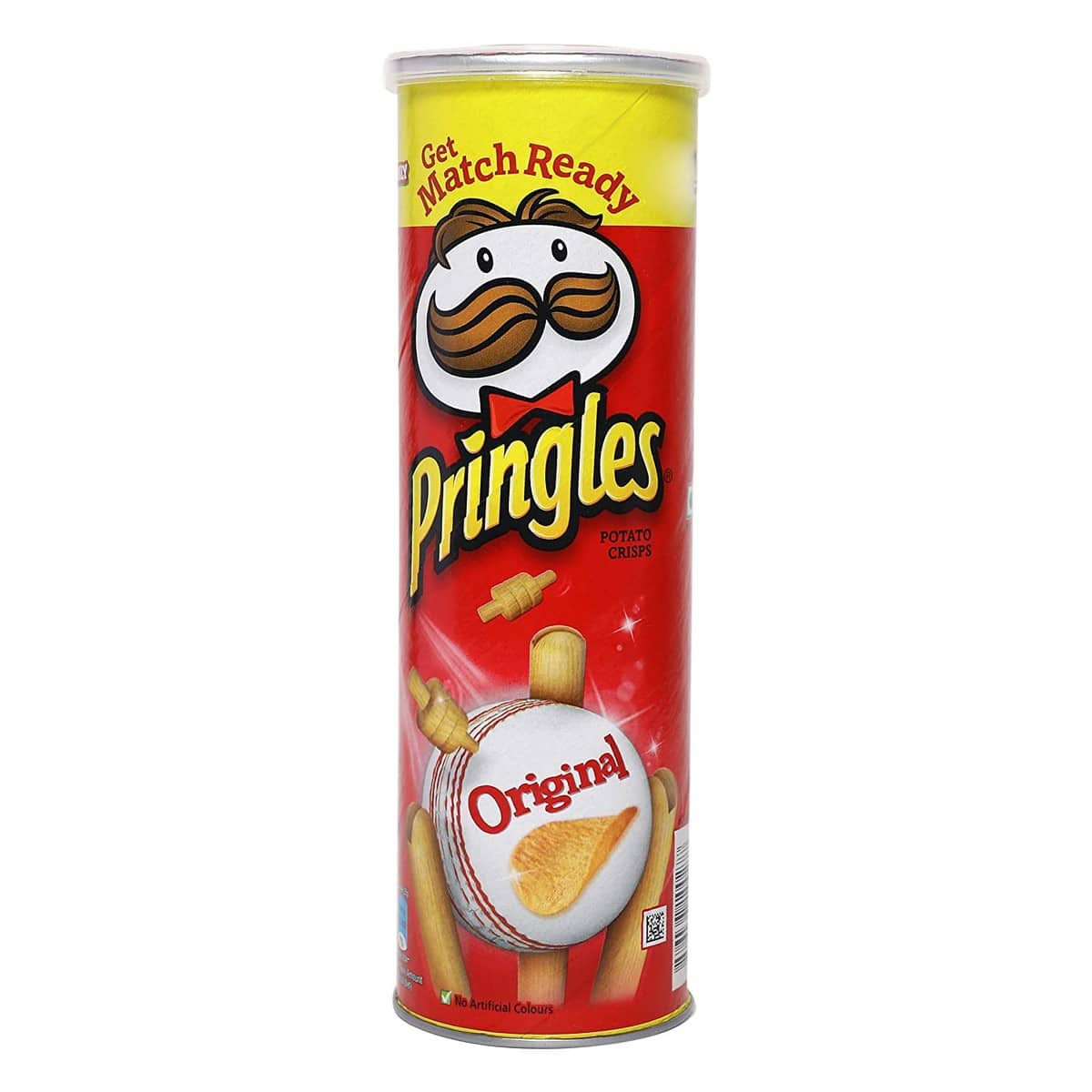 Pringles Original Potato Chips 107g - Classic Salted Crispy & Crunchy Snack  F/S