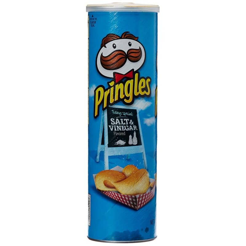 Pringles Potato Chips Salt and Vinegar 165g