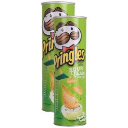 Star Combo Pringles Potato Crisps Sour Cream and Onion 110g Pack of 2 Promo Pack