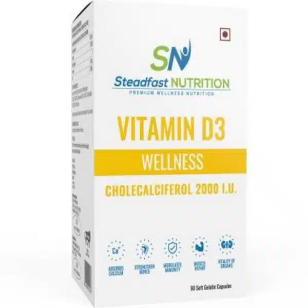 Steadfast Vitamin D3 90 capsules 1