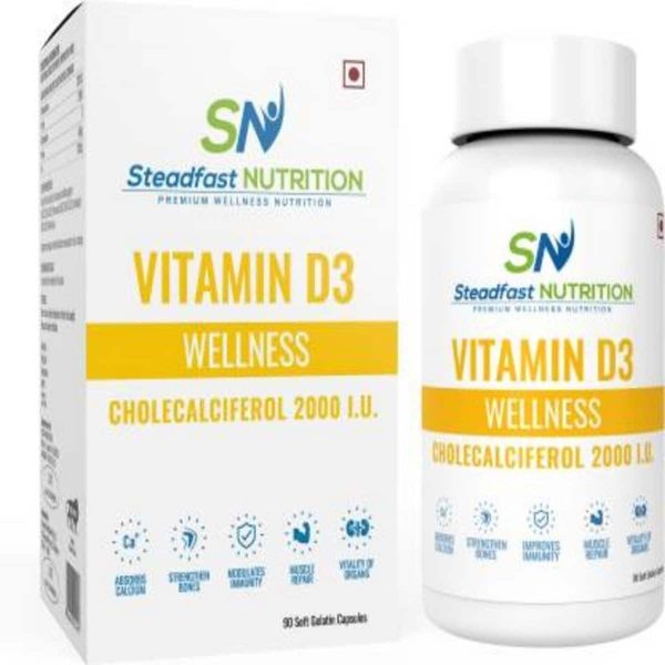 Steadfast Vitamin D3 90 capsules