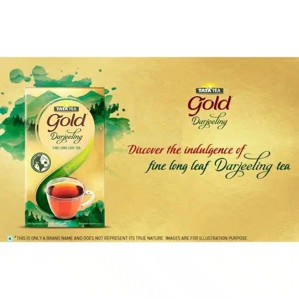 Tata Tea Gold Darjeeling Fine Long Leaf Authentic Darjeeling Black Tea 200g 7