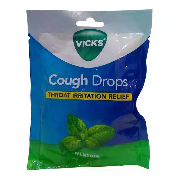 Vicks Cough Drops Menthol Pouch 20 Pieces