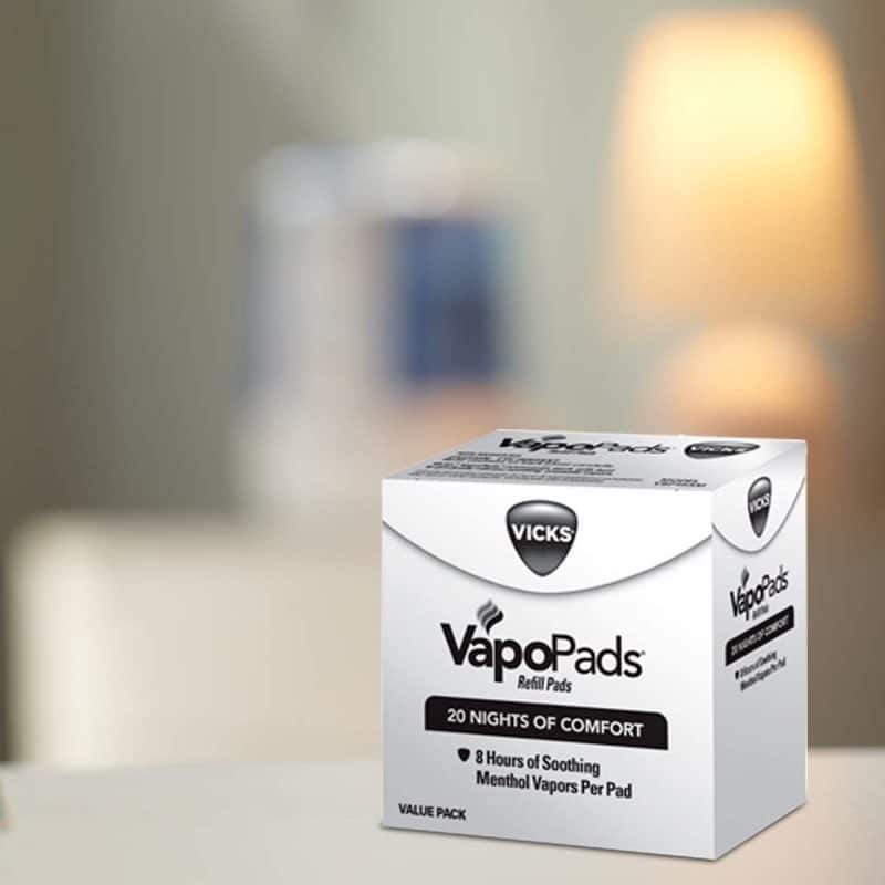 Vicks VapoPads Original Menthol Scent 20 Pad Refill Pack White 20 Count8