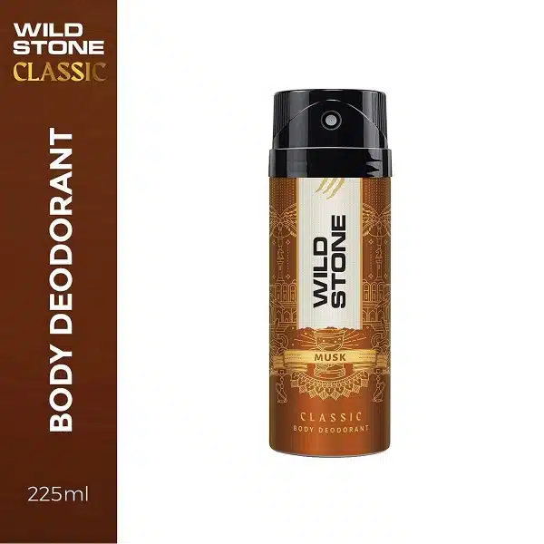 Wild Stone Classic Deodorant for Men Musk 225ml 1