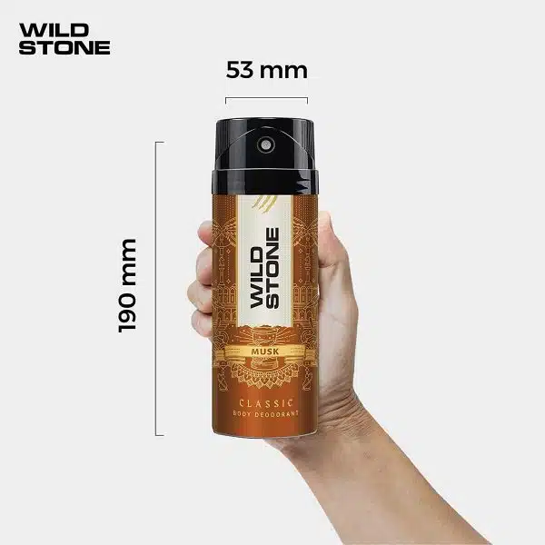 Wild Stone Classic Deodorant for Men Musk 225ml 4