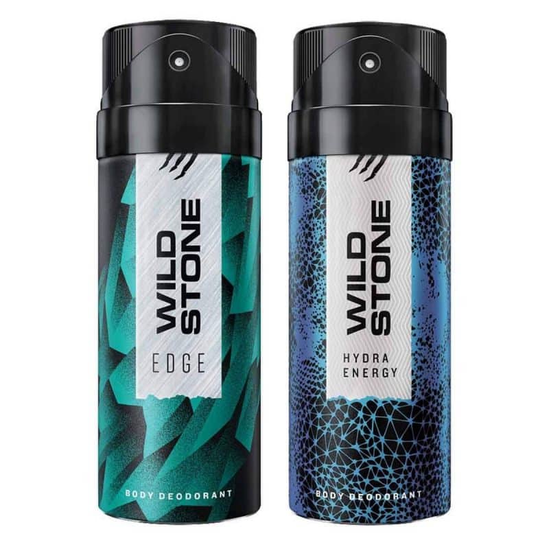 Wild Stone Edge and Hydra Energy Deodorant For Men 150 ML Each Pack Of 2