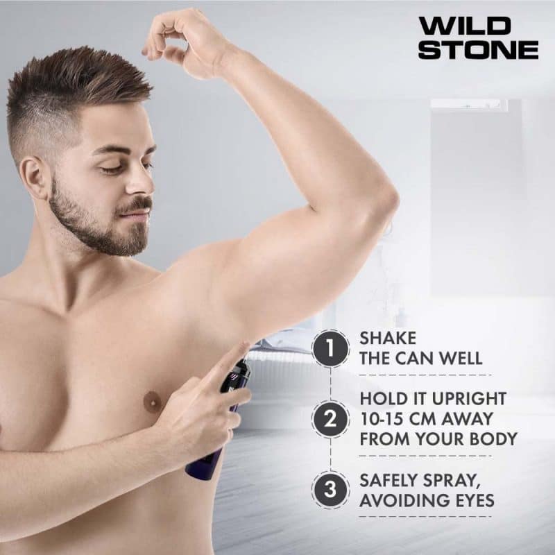 Wild Stone Intense Neon Long Lasting Body Spray No Gas Deodorant for Men 120ml 2 1