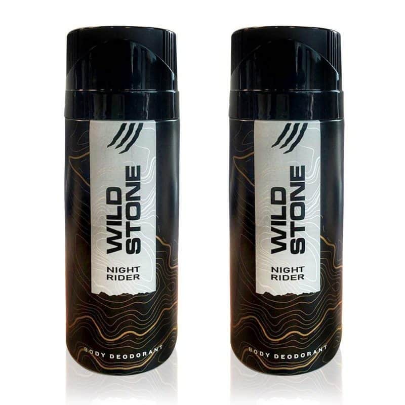 Wild Stone Night Rider Body Deodorants for Men 150ml Pack of 2
