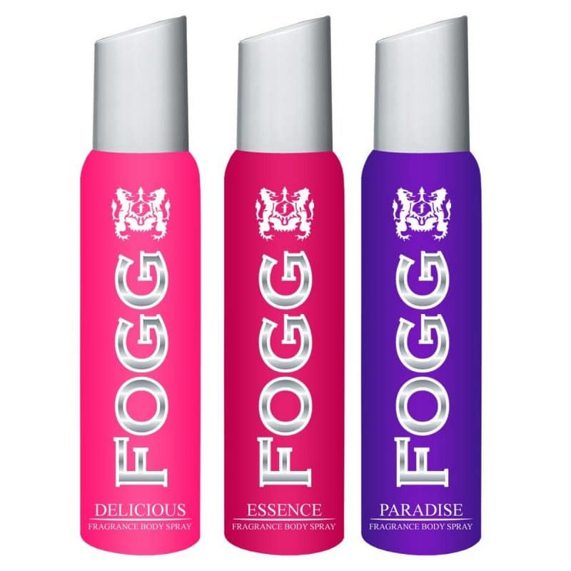 Fogg Delicious, Essence, Paradise Pack of 3 Deodorants For Women