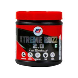 FB Nutrition Xtreme Buzz 2.0 Pre Workout Strength Energy Recovery Pump Focus Orange 300G