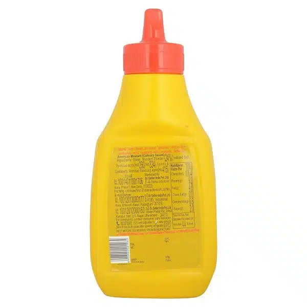 Funfoods American Mustard Sauce Bottle 260 grams 3