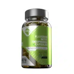 Gibbon Nutrition Flaxseed Tocopherol Capsules 60 Capsules 4