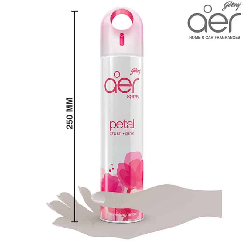 Godrej Aer Spray Home Office Air Freshener Petal Crush Pink 240 ml1
