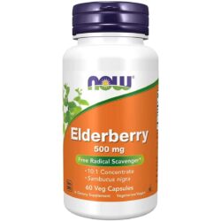 NOW Foods Elderberry 500 mg 60 capsules