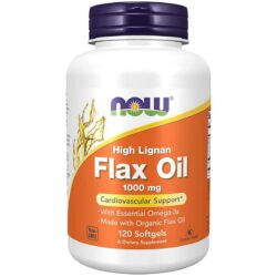 NOW Foods Flax Oil 1000 mg 120 softgels 3