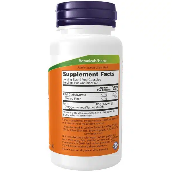 NOW Foods Fo Ti 560mg 100 capsules 2