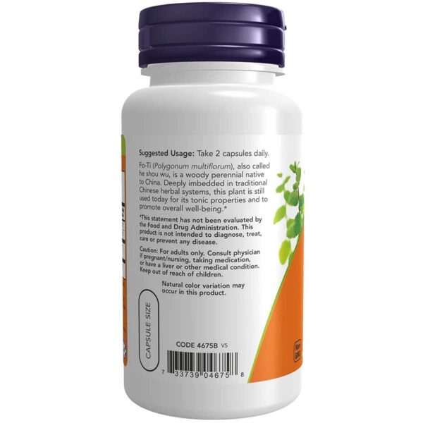NOW Foods Fo Ti 560mg 100 capsules 3
