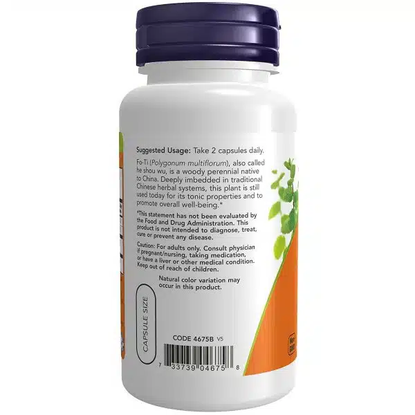 NOW Foods Fo Ti 560mg 100 capsules 3