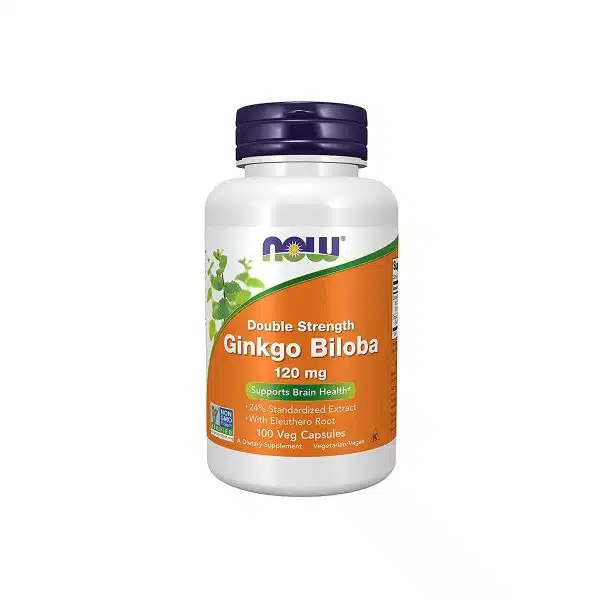 NOW Foods Ginkgo Biloba 120mg 100 capsules 2 1