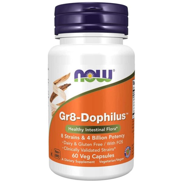NOW Foods Gr 8 Dophilus 60 capsules 2