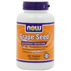 NOW Foods Grape Seed 100 mg 200 capsules 4