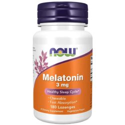 NOW Foods Melatonin 3mg Chewable 180 tablets 2