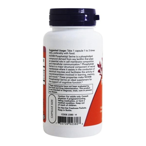 NOW Foods Phosphatidyl Serine 100 mg 60 capsules