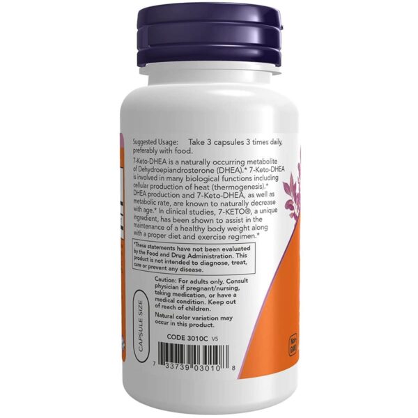 Now Foods 7 KETO 25 mg 90 capsules 3