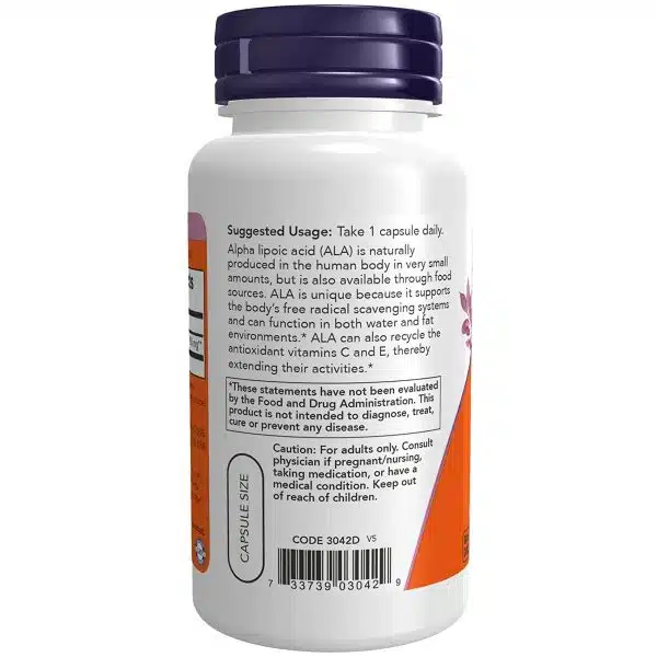 Now Foods Alpha Lipoic Acid 250 mg 60 capsules 2 1