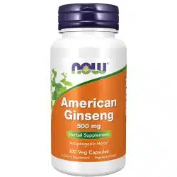 Now Foods American Ginseng 500 mg 100 capsules