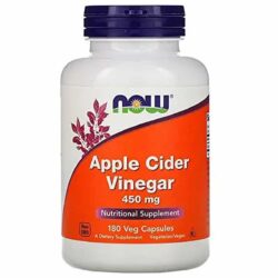 Now Foods Apple Cider Vinegar 450 mg 180 capsules