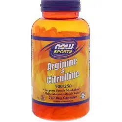 Now Foods Arginine Citrulline 500 250 mg 240 Capsules 2