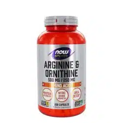 Now Foods Arginine and Ornithine 250 capsules 2