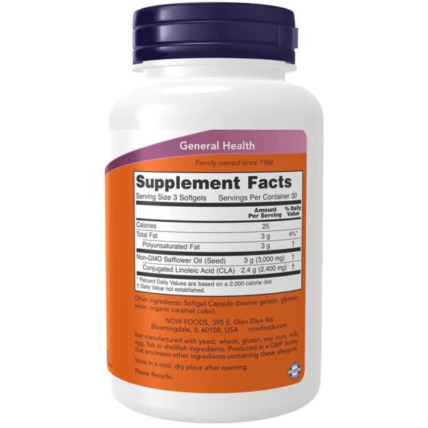 Now Foods CLA 800 mg 90 capsules