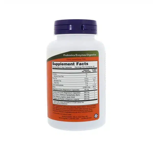 Now Foods Candida Support 90 capsules 2