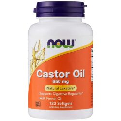 Now Foods Castor Oil 650 mg 120 capsules 3