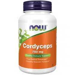 Now Foods Cordyceps 750 Mg Healthy Immune Support Capsules 90 capsules