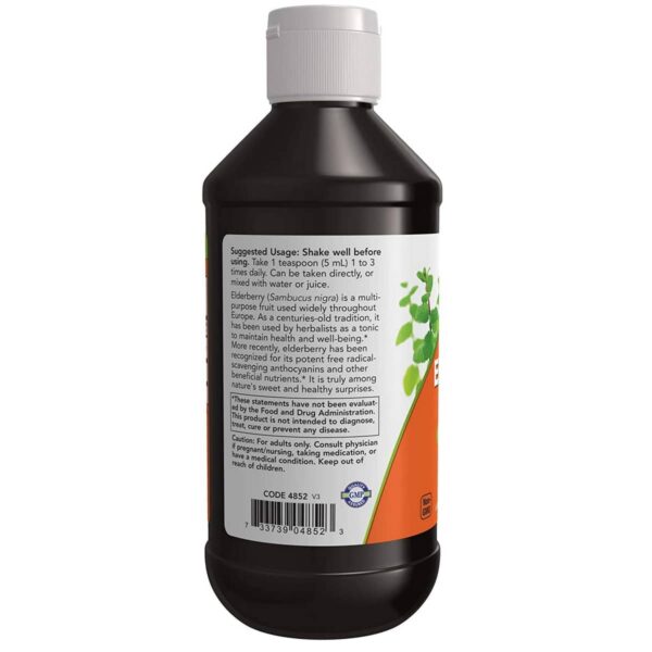Now Foods Elderberry Liquid Concentrate 237 ml